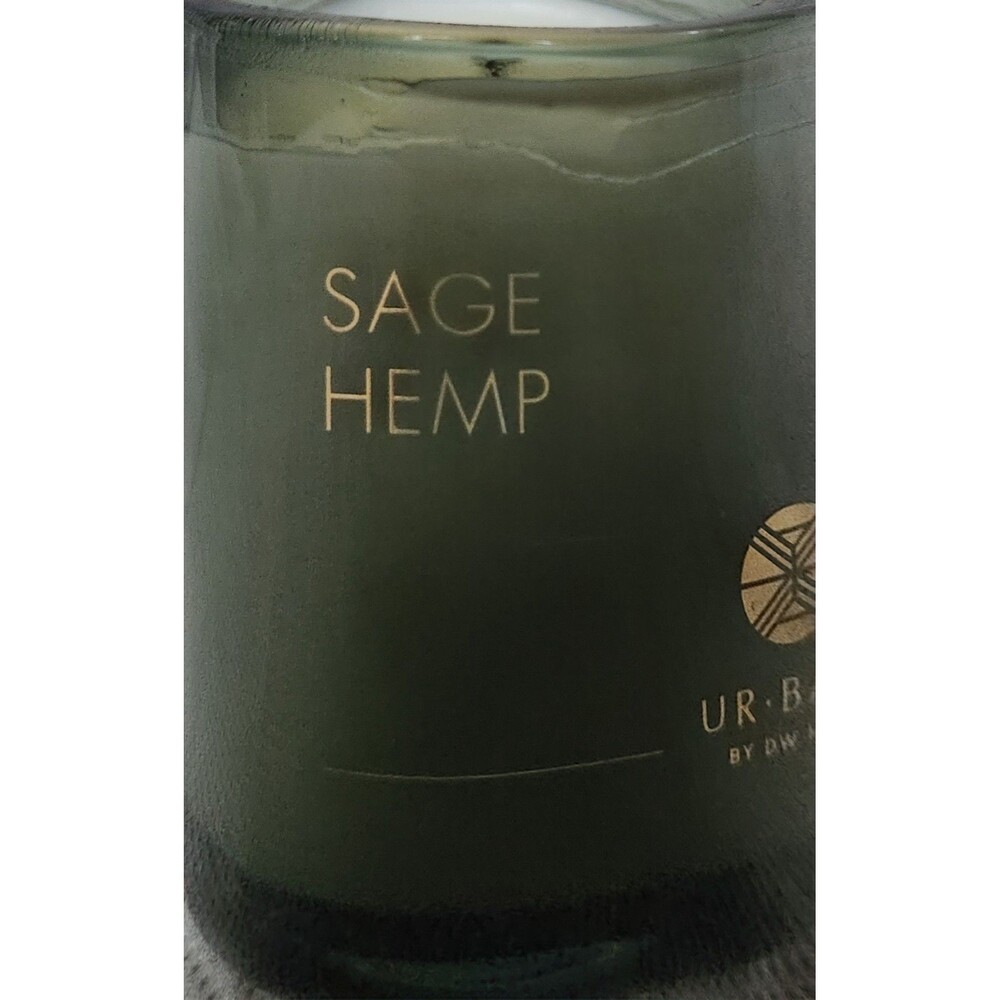 UR BANE DW Home Jar Candle DISCONTINUED SCENT SAGE HEMP - Picture 1 of 14